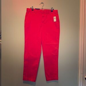 Coral GAP Slim City Crop Capris
